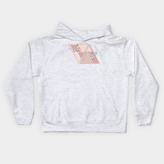 Triangle Kids Hoodie by irenePueblas